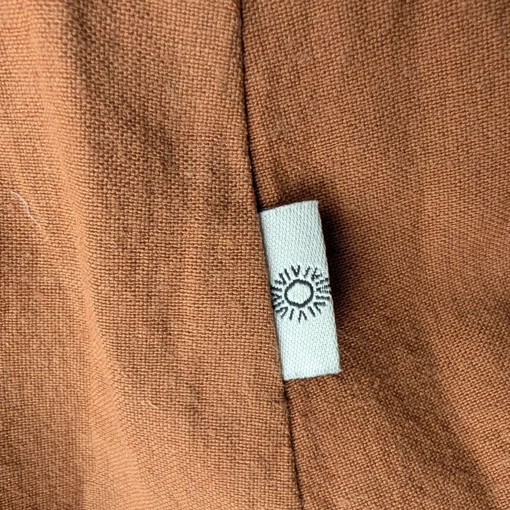 Rhythm Rust Smocked Strap Midi in Burnt Orange - Picture 8 of 13